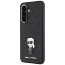 Karl Lagerfeld metallpin med fastsatt glitter og ikonisk logo til Samsung Galaxy A57 5G – svart