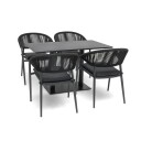 Hillerstorp Näsby kafébord Svart 120 x 70 cm Svart