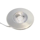 Nordtronic Gabriella 12 Inn/påbygningsspot 4W/927 LED, Børstet stål