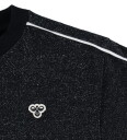 Hummel Collegegenser hmlJR Loose Svart m. Glitter 4 år 104 Collegegenser
