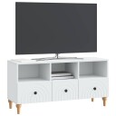  TV skap Hvit 102 x 34,5 x 50 cm Konstruert tre