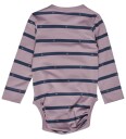 Hummel Body I/e   hmlMini   Stripete Bee   Sea Tåke   Hummel   3 år (98)   Langermet Body Blå Lilla Marineblå