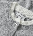 Name It Cardigan   NkfNikita   Strikk   Grey Melange   Name It   11 12 år (146 152)   Cardigan Grå Hvit