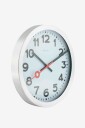 NeXtime Veggklokke Bordklokke Station Numbers diameter 19 cm Hvit