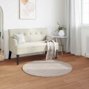  Skliikkerteppe i kunstig kaninpels OLITE Beige Ø 80 cm