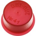 DBI dut PP plugg for 75 mm kontakt Rød