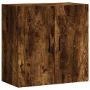  Veggskap røkt eik 60x31x60 cm konstruert tre 8720845948269