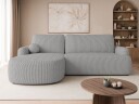 Branrel 3 seters sofa med divan   grå