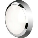 4lite Kudo plafond med nødlys & sensor krom