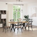  Spisebord NOAIN X-formede ben 180x90x75 cm heltre furu 8721158503282