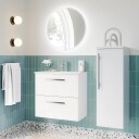 Linn Bad Ingrid Smal Sideskap (Kommode) Hvit Matt / 30cm 1 dør