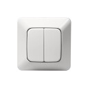 Abb Strømbryter 10631U2 Innfelt, IP20, Alpinhvit 3 X 1 Pol