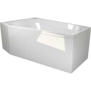 Westerbergs Badekar Motion 160R Høyre Akryl Hvit 1580x1000mm