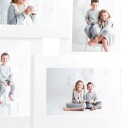 vidaXL Fotorammekollasj for 4x(10x15 cm) bilde hvit MDF