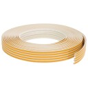 vidaXL Selvklebende vindusforsegling Hvit 9 x 6 mm 50 m EPDM Skum