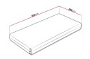 Arigna Fjærmadrass 200x200 cm -