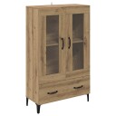  Høyskap Artisan Eik 70 x 31 x 115 cm Ingeniørtre og jern