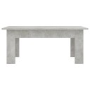vidaXL Salongbord betonggrå 100x60x42 cm sponplate