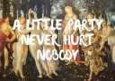 Renaissance Garden Party Quote Plakat / 100x150