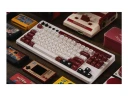 8BitDo Fami Edition Retro 108 Mekanisk Gaming Tastatur Trådløs Bluetooth Beige/Rød