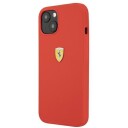 Ferrari Silikondeksel til iPhone 13 Mini 5,4" Rød