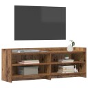  TV skap 135 x 33 x 47 cm Gammelt tre Konstruert tre