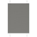  plisségardin antrasitt 85x150 cm Stoff Bredde 84,4 Polyester