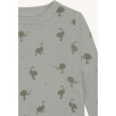Hust and Claire Abba Ostrich Genser Ull/Bambus Forest Fog (104 / 4 år)