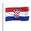 vidaXL Kroatisk flagg 90x150 cm