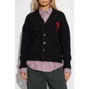 Ami Paris unisex Strikkevarer Svart L,