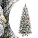 Kunstig juletre Hvit 63 x 63 x 150 cm PVC plast stål og PE