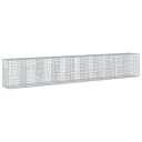 Gabionkurv med deksel 900x100x150 cm galvanisert jern