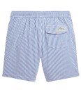 Ralph Lauren Kids Traveler Stretch Seersucker Swim Trunk Blue 138 149