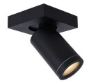 Lucide Taylor spot 1 lys IP44 baderom warm to dim 5W 2200-3000K - Svart