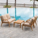Stockamöllan Gunnaröd 2 seter loungesofa inkl. puter beige