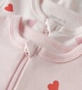 Name It 2-pack Nattdrakter Zip FF Car. Heart Rosa 56