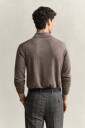 Gant Extrafine Merino Wool Polo   Brown   XXXL
