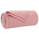 vidaXL Kastepledd 24 pcs Rosa 170 x 130 cm Fleece