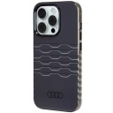 Deksel Audi Iml Magsafe Deksel Iphone 15 Pro 6.1" Svart/Svart Hardcase Au-Imlmip15p-A6/D3-Bk