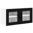  Kjøkkenskap Svart Eik 80 x 31 x 40 cm Konstruert tre