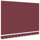  Markise Erstatningsstoff for 3.5x2 m ramme Burgunder