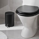 Habo Blossom 3L Pedalbøtte Krom