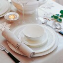 Villeroy & Boch Gray Pearl Middagstallerken 27 cm Hvit Porselen