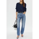 Versace Dame Jeans Blå W26,