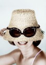 Hat with Sunglasses Plakat Plakat / 50x70cm
