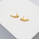 Julie Sandlau Grace Øredobber 22 kt. Gullbelagt sølv ST129GDCZ - Dame - 925 sterling silver