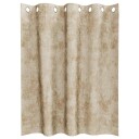  Gardin med gardiner 2 pcs Krem 140 x 140 cm Fløyel