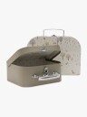 Jollein Toys Suitcase 2 Pack Khaki green 25X17.5