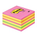 Post-it Kube 76 x 76 mm rosa/gul