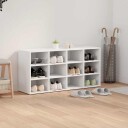  Sko Skap med hylle Hvit 103 x 30 x 51 cm Konstruert tre